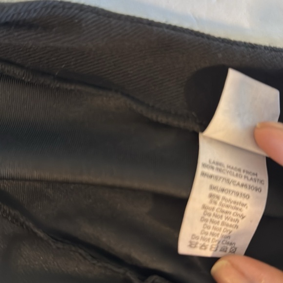 Spirit Women’s Bell Bottoms Black Pants Embroidery On Hem Large - Picture 10 of 14